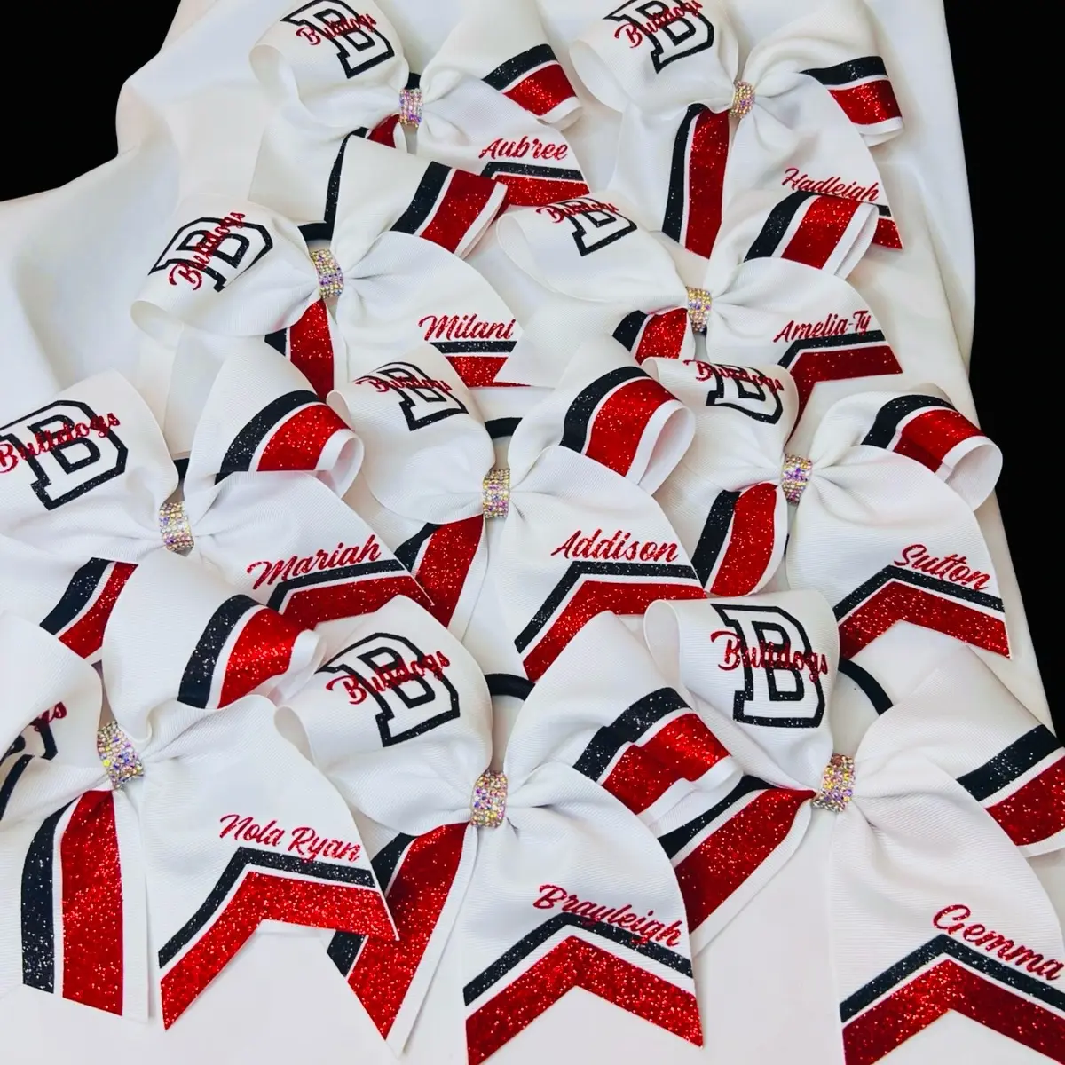 CUSTOMIZED CHEER BOWS!! Any COLOR, Any TEAM!! CUSTOMIZED CHEER BOWS!! Any COLOR, Any TEAM!!