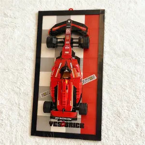 Puzzle Car Decoration Gift Set, DIY Model Kit & Base Included, Ideal Toy for Kids & Collectors, Perfect Present for Any Occasion