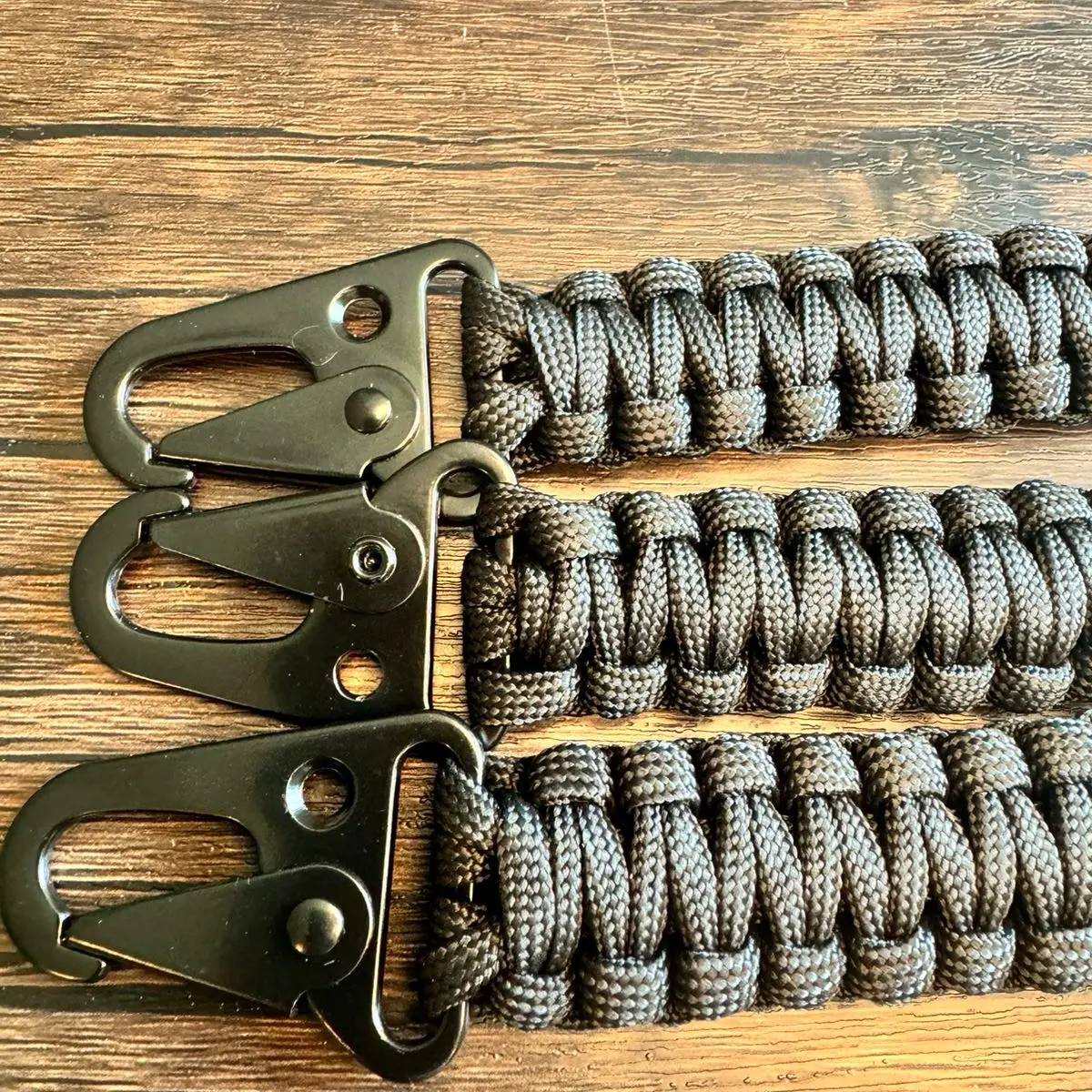 Poseidon 1 Tactical Braided Paracord Keychain with Buckle - Survival Keychain for Outdoor Camping Hiking - Men's Tactical Gear Accessory - 5 inches