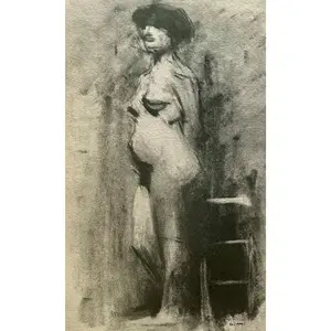 Albert Marquet, Nu. Fusain, Marquet, Limited Edition Lithograph