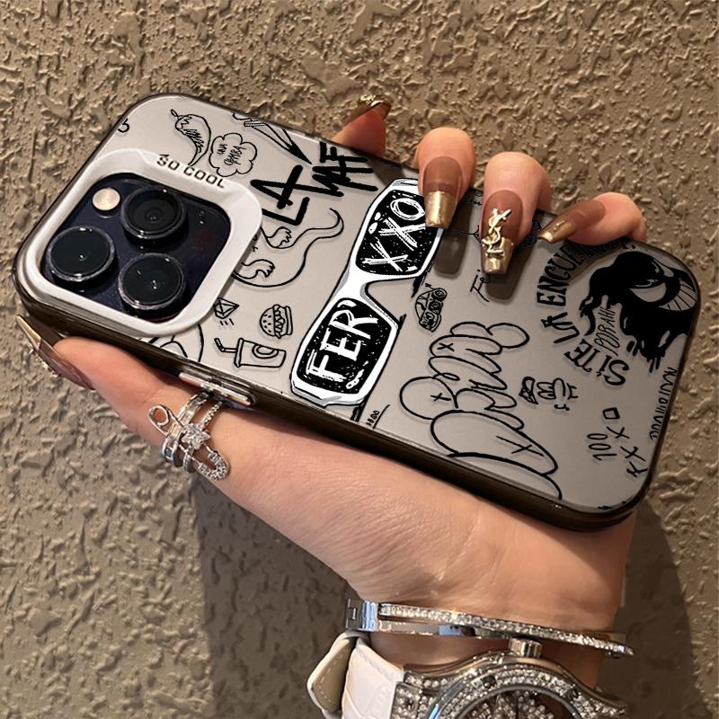 Hot Feid Nitro Jam Ferxxo Plating PC Case for iPhone 17 Air 16 15 11 12 14 13 Pro Max XS X XR Plus 8 7 SE 2020 Shockproof Cover Camera Lens Protector Uv Block Protector