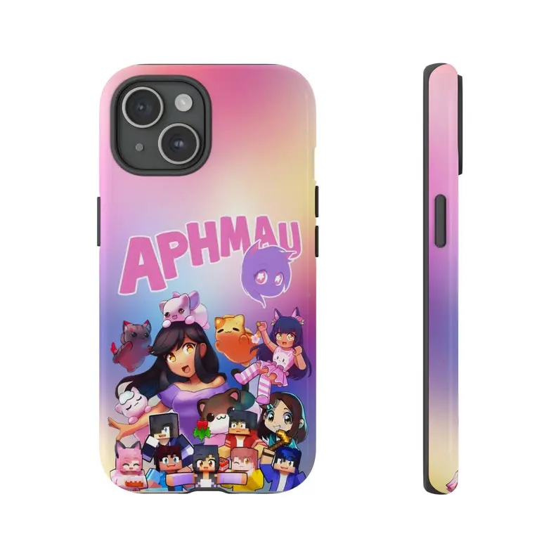 Aphmau Youtuber Phone Case for iPhone,trendy,  Stylish, Protective Cover, Fit for iphone 12,13,14,15,16 pro max iphone 16 pro max case