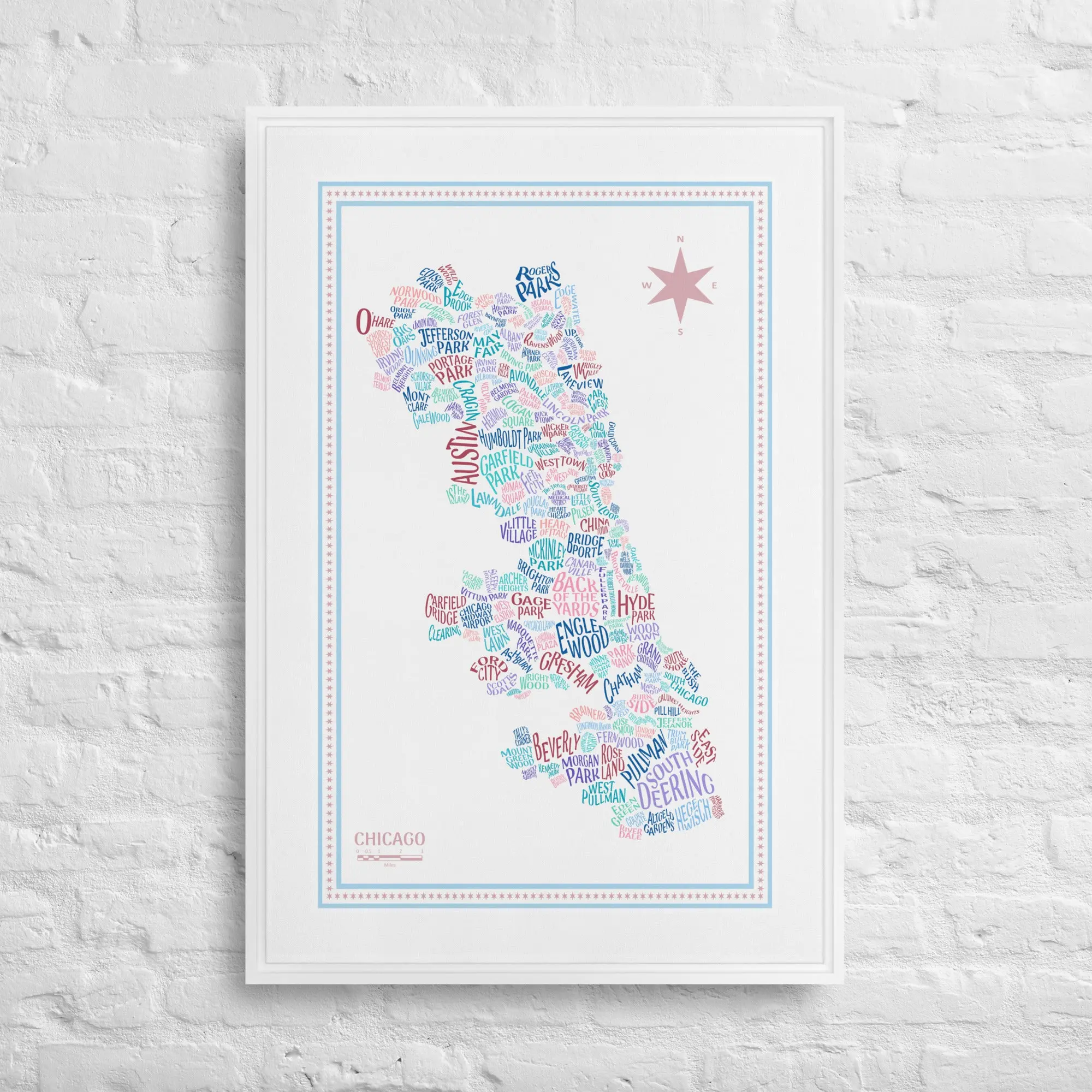 STAR Canvas Chicago Neighborhood Map