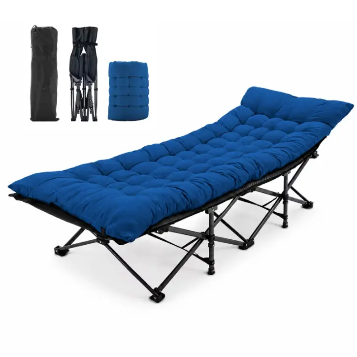 Alvantor Camping Cot, Folding Camping Cots /Mattress for Adults, Portable Sleeping Cot with Carry Bag, Portable Heavy Duty 74"x28" Bed