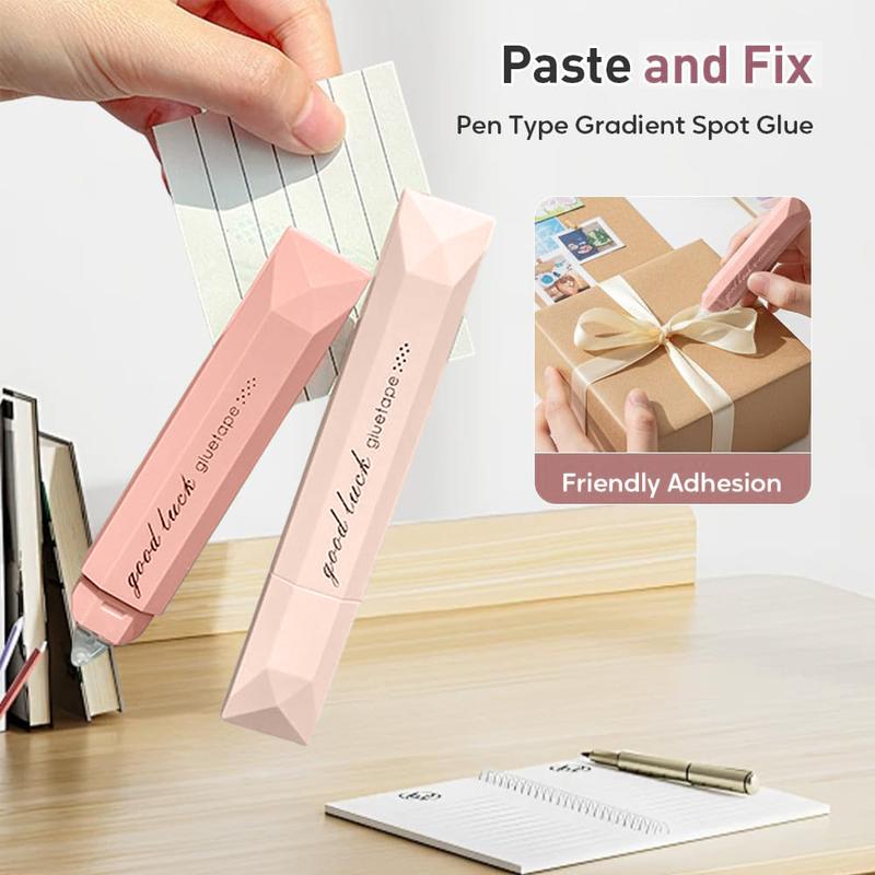 Tape Roller Adhesive, Easy Glide Glue Runner, Strong Hold, Ideal for Photos & DIY Crafts