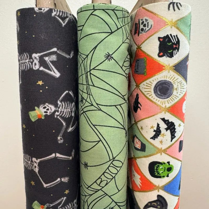 Rifle Paper Co. Midnight Mischief Fat Quarter Fabric Pack - Sewing & Craft Textile Bundle