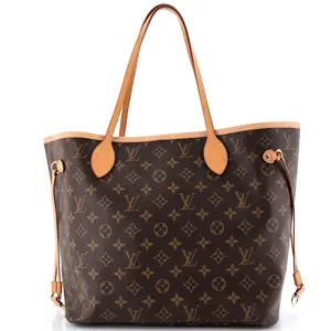 Pre-owned Louis Vuitton Canvas Coated Tote Bags REBAG Neverfull NM Tote Monogram Canvas MM by Rebag