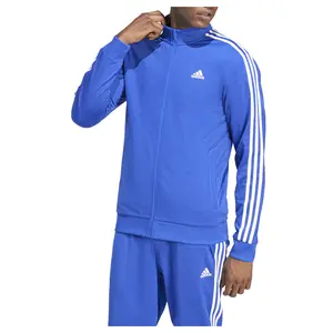 adidas Mens Essentials Warm Up Jacket Coats Jackets Outerwear  - Blue