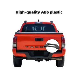3D Raised Tailgate Insert Letters for Toyota Tacoma 2016 2017 2018 2019 2020 2021 2022 2023. Durable ABS material, matte black surface, and strong 3M backing ensure it stays on through rain, sun, or car washes—upgrade your truck style fast.