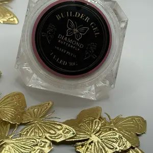 Diamond Butterfly Sweet Petal Builder Gel UV LED 30G for Nail Art Enhancement
