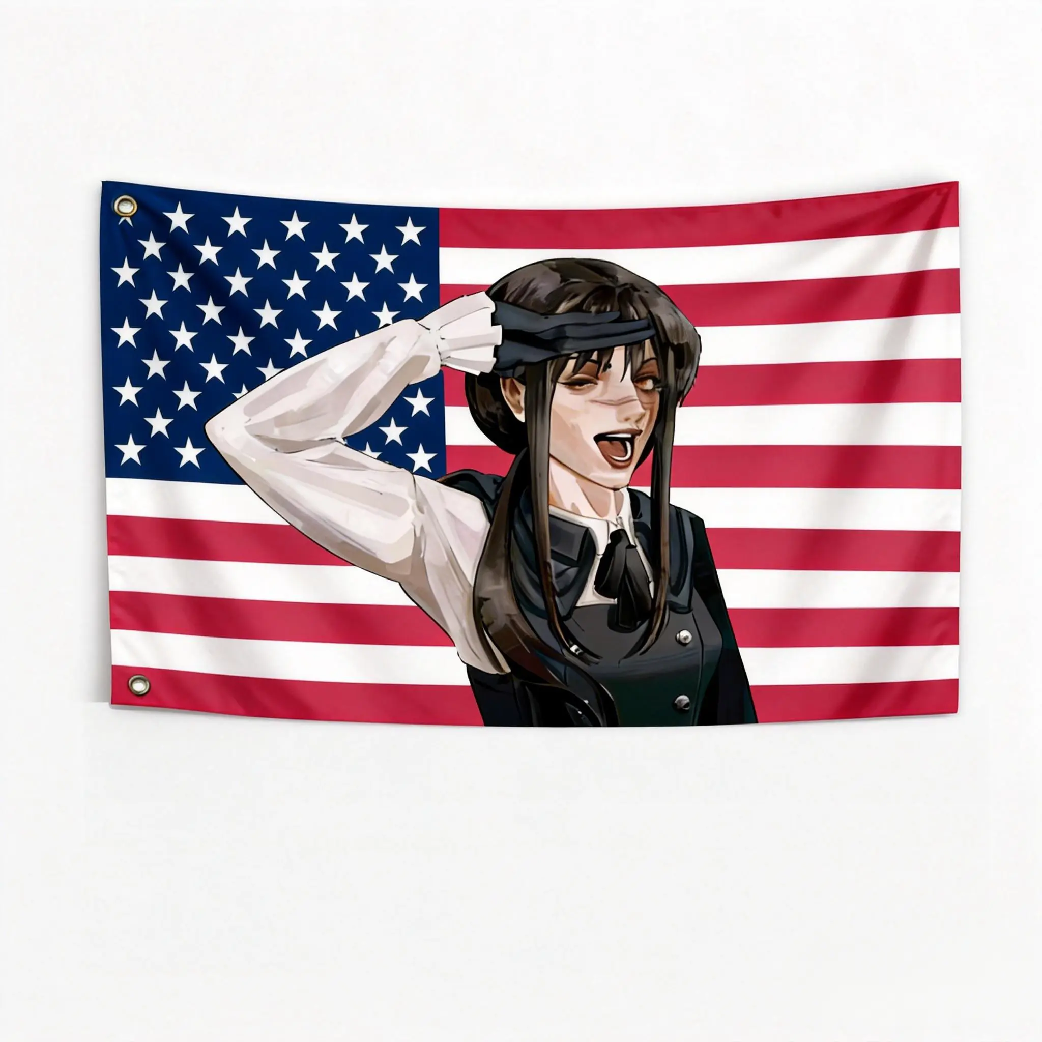 War Devil / Yoru Chainsaw Man anime Fashion Accessories banner, outdoor indoor decorative flag, garage flag, tapestry.
