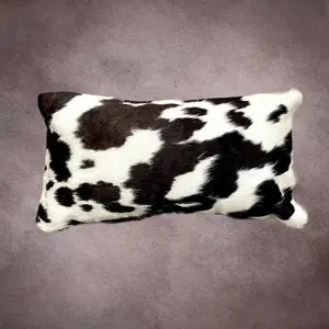 Black and White Cowhide Pillow Cover---PL005