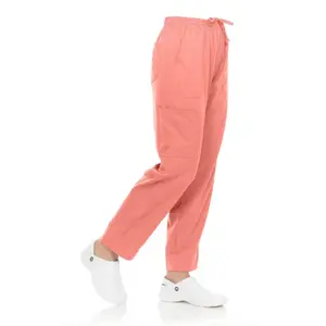 Pepino Uniforms Unisex Stretch Elastic Waist Cargo Scrub Pants