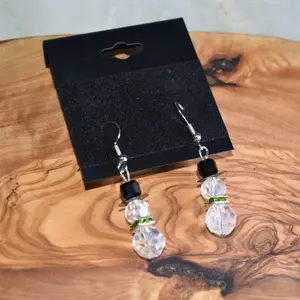 Snowman Earrings - Festive Winter Accessories for Women