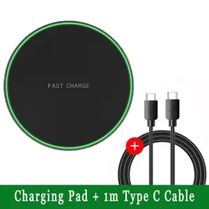 100W LED Light Wireless Charger Pad For iPhone 16 15 14 13 12 Pro Max Samsung Xiaomi AirPods 4/3 Pro2/1 Fast Charging Station