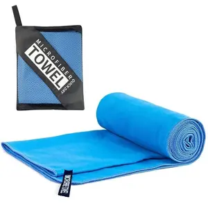 Ultra-Fine Fiber Quick Drying outdoor Sports Towel, Ultra-Absorbent Fast-Drying Fitness Towel with Square Mesh Storage Bag for Basketball, Football, Tennis, Pickleball & Gym Workouts, Lightweight Odor-Resistant Towel for Men & Women#Summervibes