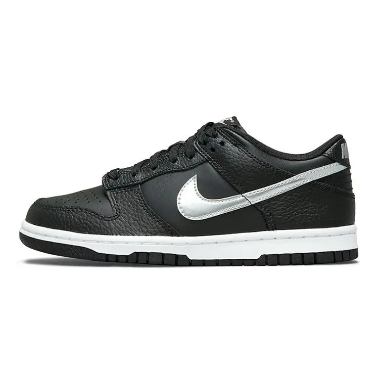 Nike Kids' X Nba Dunk Low 75th Anniversary Spurs Sneakers Minimalist Comfort DC9560-001