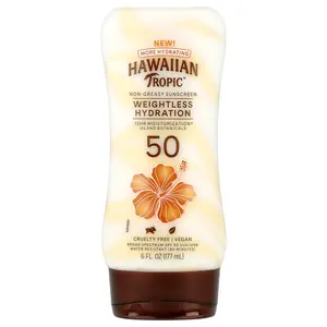 Hawaiian Tropic Weightless Hydration, Non-Greasy Sunscreen, SPF 50, 6 fl oz (177 ml)