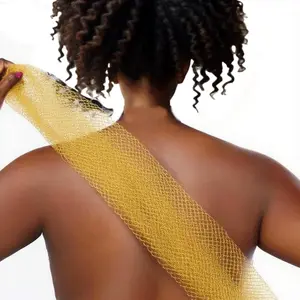 African Exfoliating Net Bath Sponges Reusable Nylon Exfoliating Back Washcloth Towel Exfoliating Bath Shower Summer Choice in Multiple Colors