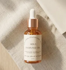 Holy Anointing Oil – Frankincense & Myrrh | Blessed Prayer Oil (Exodus 30:23)