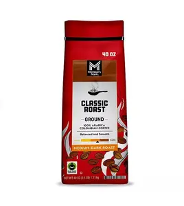 Member's Mark Classic Roast Ground Coffee Colombian Medium-Dark Roast 40 oz 100% Arabica Balanced & Smooth Flavor