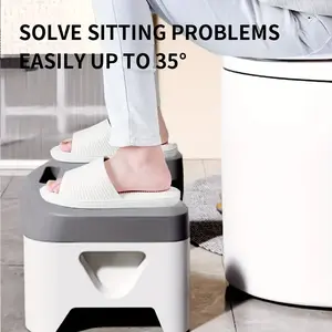 Thickened Home Toilet Stool, Adult & Child Footrest Seat, Pregnant Women Foot Pedal, Comfortable Bathroom Aid, Durable Design, Step Stool