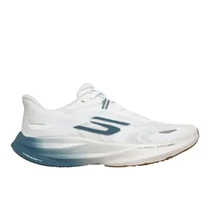 Skechers Mens Aero Spark Performance Running Sneakers Shoes - White