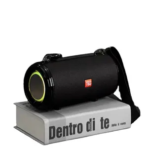 Creative Colorful Light-Up Bluetooth Speaker with Card Slot, Outdoor and Home Use Dual-Speaker Subwoofer Audio System