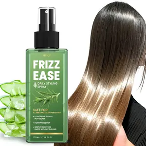 Frizz Ease Straight Fixation Styling , Straightening Spray, Hair Straightener Spray, Gently Smooths Knots, Not Greasy, Heat Protection, Gently Smooths Knots, Without Pulling
