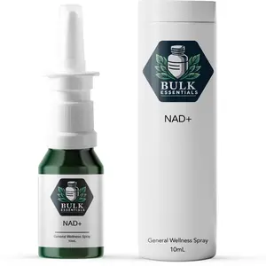 Bulk Essentials NAD+ Spray for Supporting Natural Energy and Vitality | #1 rated NAD+ spray on Amazon Healthcare Fitness