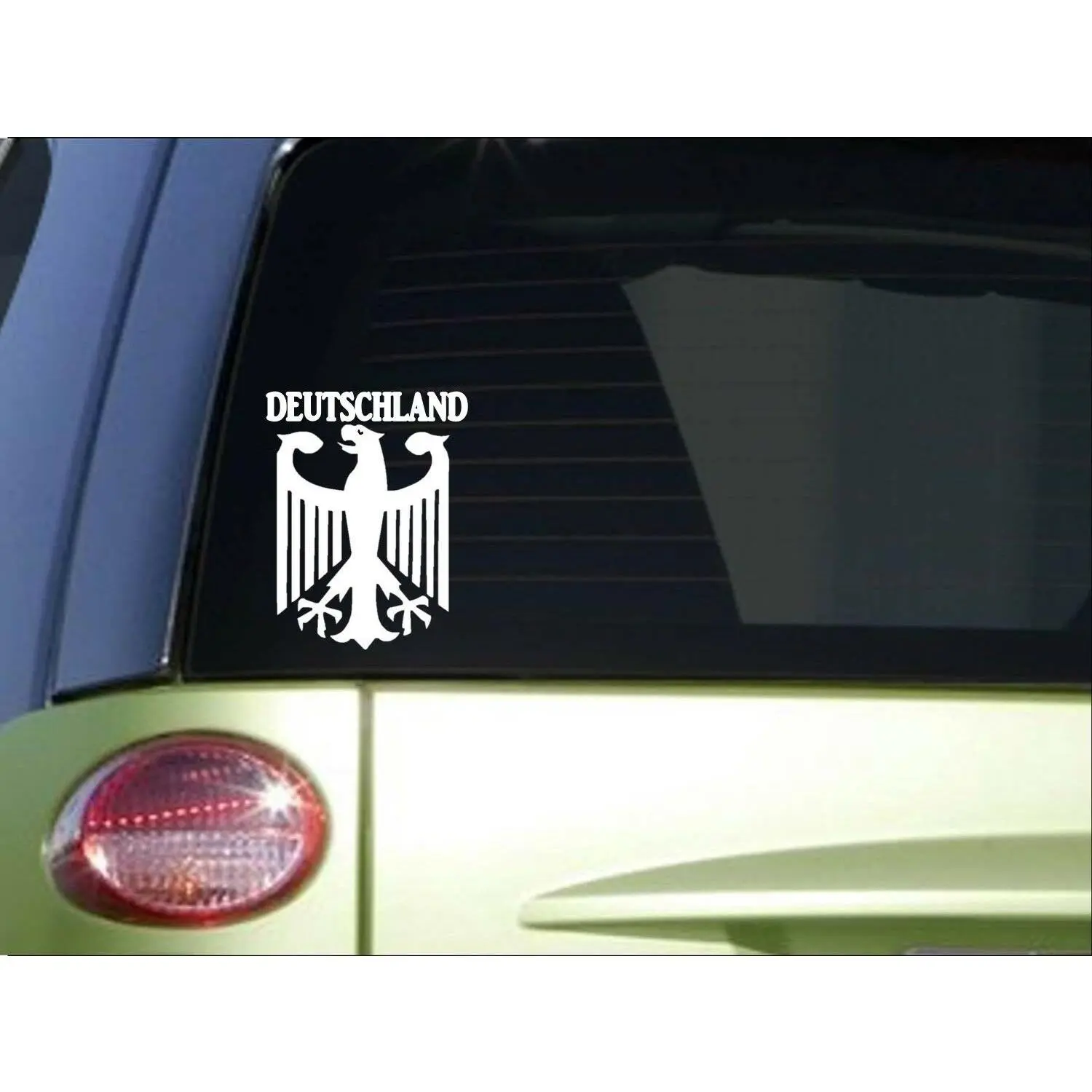 Deutshland Golden Eagle *I099* 8" Sticker decal german coat of arms