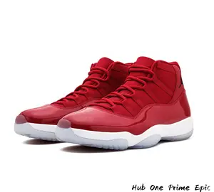 Premium Red Polished Patent & Soft Mesh High Top Sport Sneakers Lightweight Clear Cushion Sole Urban Streetwear Shoes