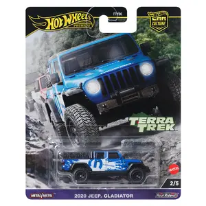 Hot Wheels Car Culture 2024 Terra Trek 2020 Jeep Gladiator Diecast Model Car 1:64 Scale