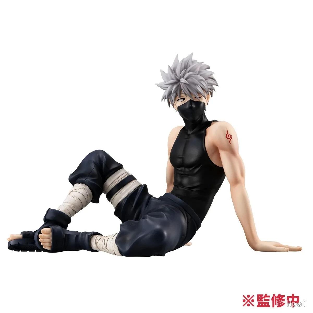 9cm Anime Hatake Kakashi Figure Sitting Posture Stars PVC Collection Model Birthday Gifts Ornaments Toys no box