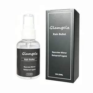 GLAMGELZ Rearview Mirror Anti-Rain & Anti-Fog Spray Reversing camera glass anti-fog agent rain-proof artifact dripping non-stick spray rain bomb –motorcycle Helmet Rain Repellent Waterproof Coating Spray