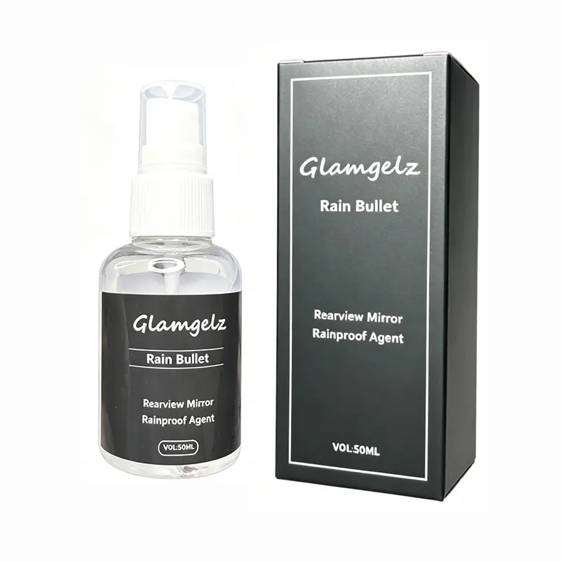 GLAMGELZ Rearview Mirror Anti-Rain & Anti-Fog Spray Reversing camera glass anti-fog agent rain-proof artifact dripping non-stick spray rain bomb –motorcycle Helmet Rain Repellent Waterproof Coating Spray