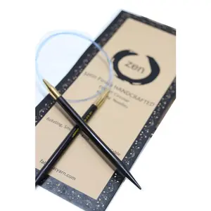 ZEN Ebony Circular Knitting Needles - 16 Inch Length