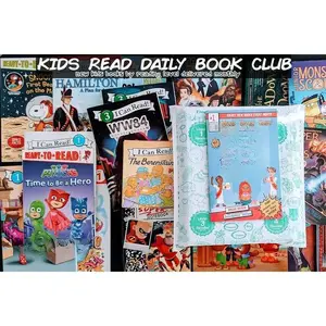 Kids Read Daily Book Club for Young Readers Aged 0-12 Personalized Monthly Books for Home Learning & Education