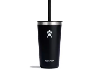 Hydro Flask T20PS001 20 oz All Around Tumbler & Lid & Straw - Black