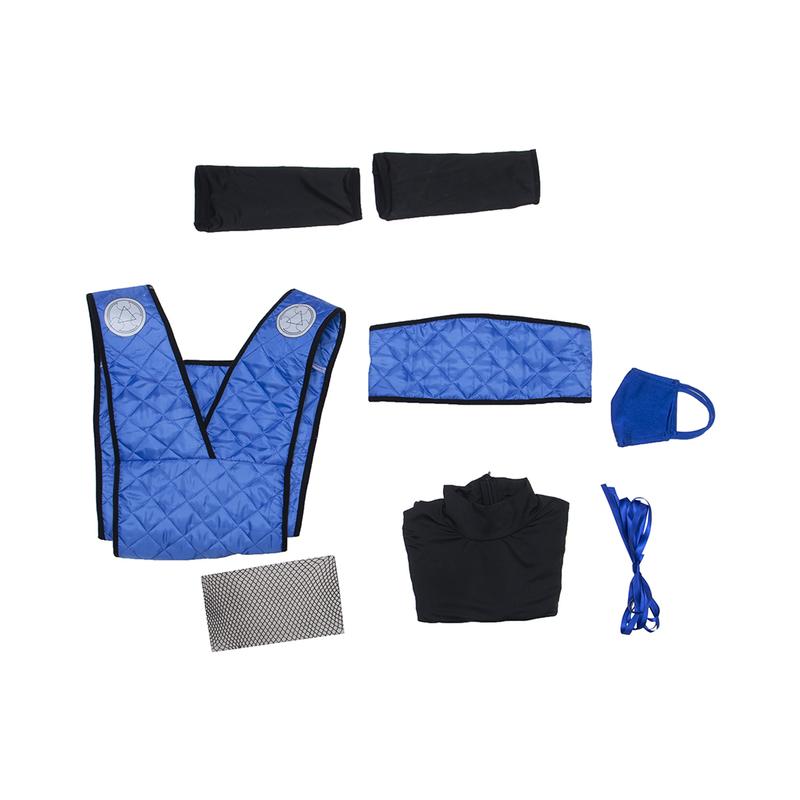 Mortal Kombat Coplay Costume Sub-Zero Female Costume Ladies Mortal Komba Blue Suit Game Fanart Outfit Clothing Womenswear Comfort Fitted