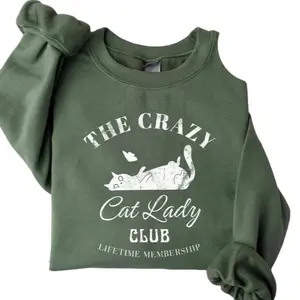 Crazy Cat Lady Club sweatshirt Cat Lover Gift Mom Gift, Gift For Cat Mom, Funny Cat Sweat Shirt, Cat Lover, Fur Mama Sweatshirt