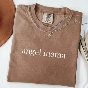 [Made in USA] Angel Mama C0mfort C0lors Shirt, Angel Mom Sweatshirt, Baby Remembrance Shirt, Grieving Mother Memorial Tee, Infant Loss, Miscarriage Stillborn Pregnancy Loss, RIP Angel Baby Shirt, C0mfort C0lors Casual Wear, Sympathy Gift