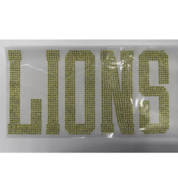 Large Lions Rhinestone Transfer
