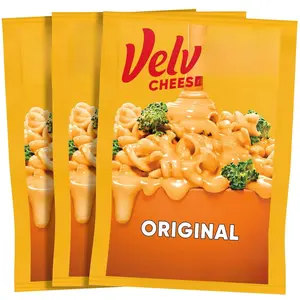 Velveeta Original Cheese Sauce Pouches, 3 ct Box with 4 oz Pouches
