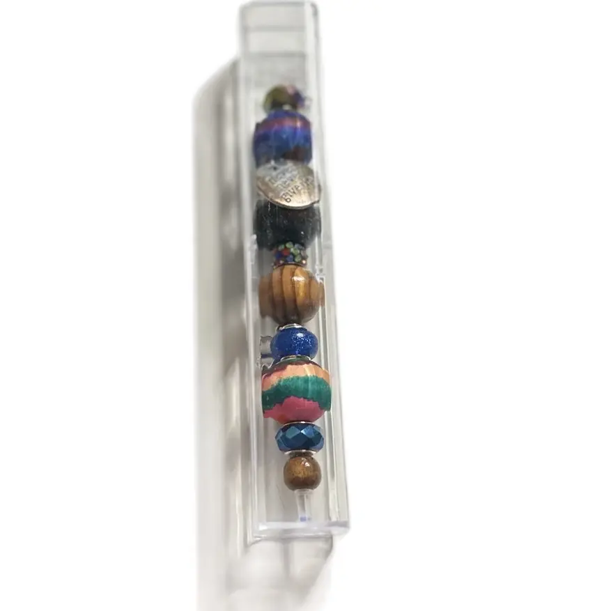 Ergonomic Beaded Pens w/Charms