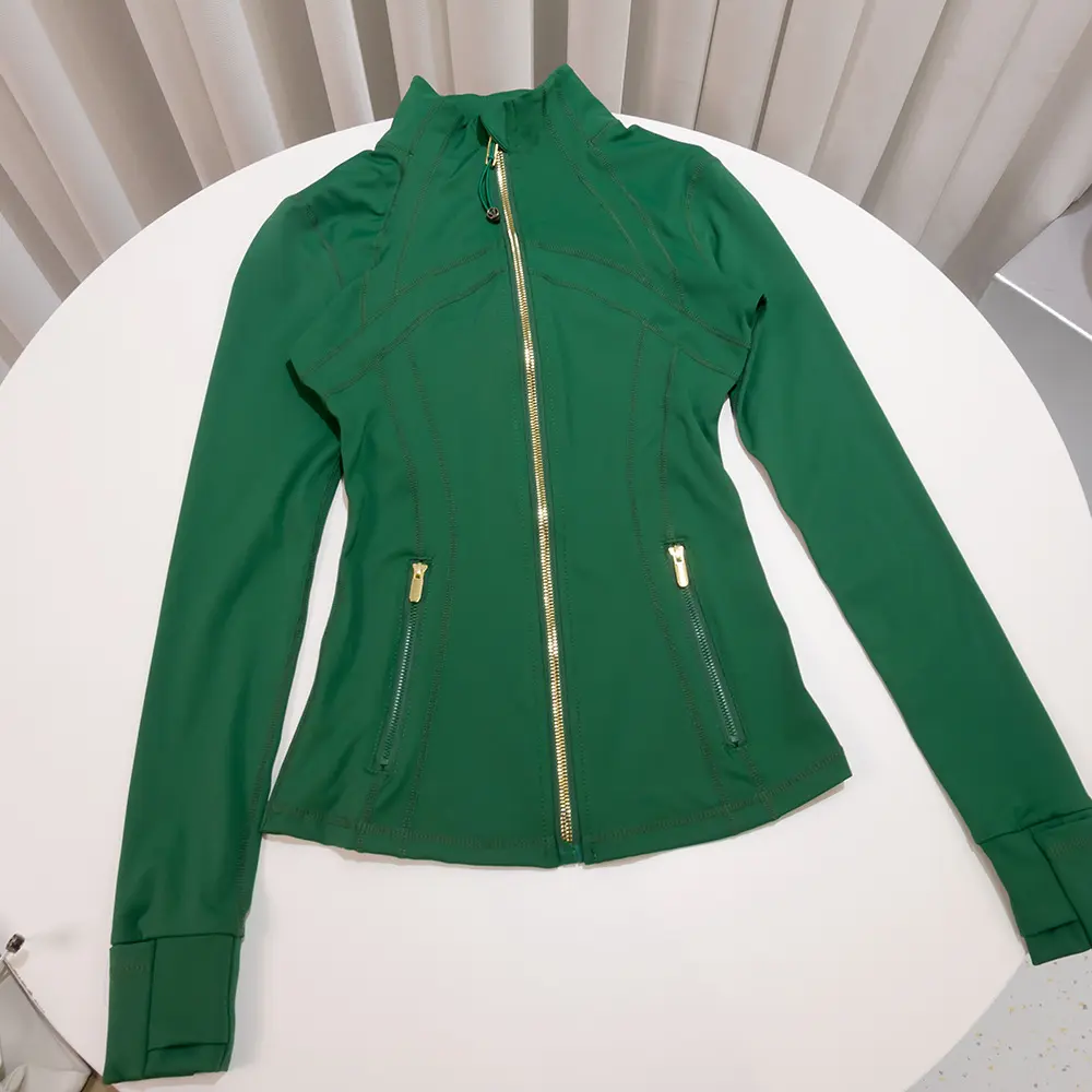 Swamp Green098Golden zipper