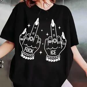 F**k Ice Anti-Republican Graphic Tee, Abolish ICE Shirt, Human Rights Activist, Activism Apparel, 100% Cotton Chinga La Migra Shirt