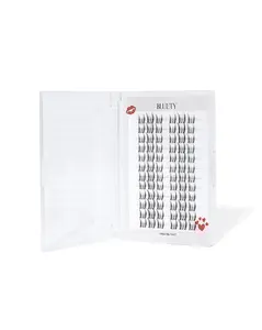 BLUETY Text Me Lashes - Miss Me yet? | 13mm Wispy Spikey Lash, Wispy Lashes, Natural Lashes, Invisible Band, Vegan, Cruelty Free, Reusable