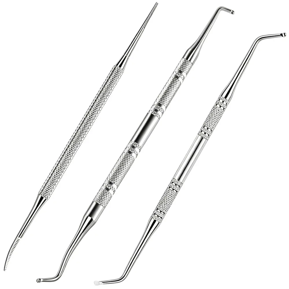 Teenitor Pedicure Tools for Feet, Toenail File and Lifters, Ingrown Toenail Removal Kit Pain Relief (Silver)