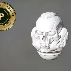 x10 Secret Level Chaplain Skull Helmet Marines Of Space